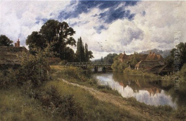 Westhampton, Berkshire Oil Painting by Henry H. Parker