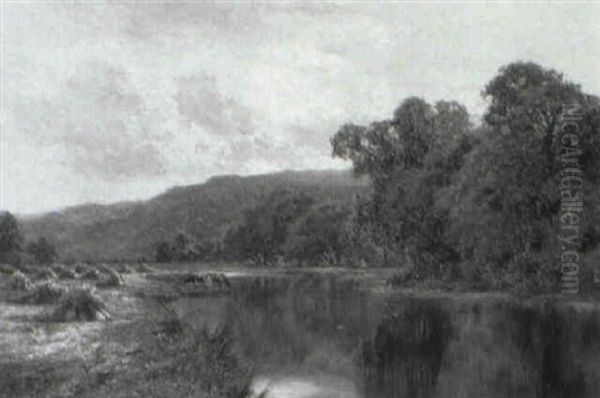 On The Avon Near Kingwood Oil Painting by Henry H. Parker