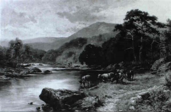 On The Conway, North Wales Oil Painting by Henry H. Parker