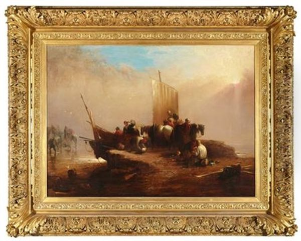 The Smuggler's Return Oil Painting by Henry Perlee Parker