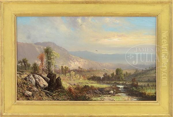 Baxter Mountain Region Of The Adirondack Mountains, New York Oil Painting by John Adams Parker