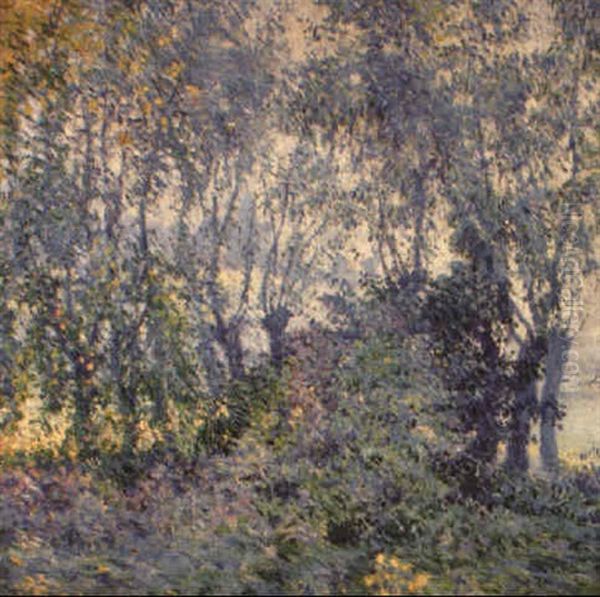 The Thicket, Giverny Oil Painting by Lawton S. Parker