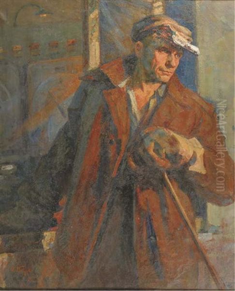 Portrait Of A Hero Of The Soviet Union, The Steel Founder M. Gavrilov by Ivan Parkhomenko