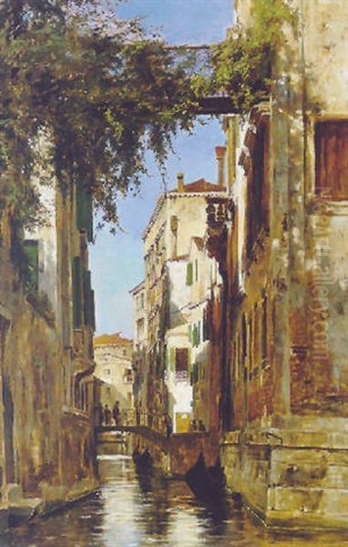 Motiv Aus Venedig Oil Painting by Louisa Begas Parmentier