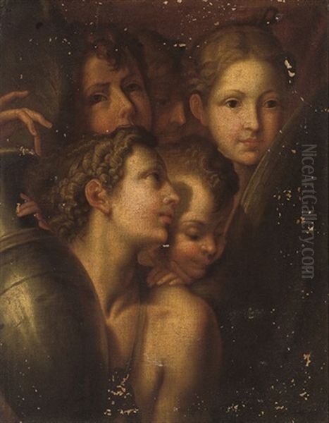 The Madonna Of The Long Neck: A Fragment Oil Painting by  Parmigianino