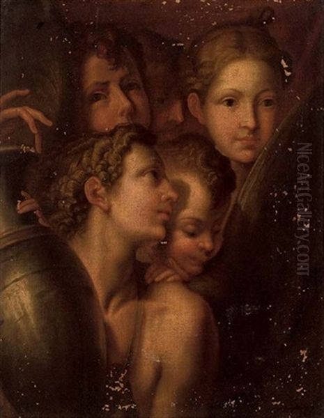 The Madonna Of The Long Neck Oil Painting by  Parmigianino