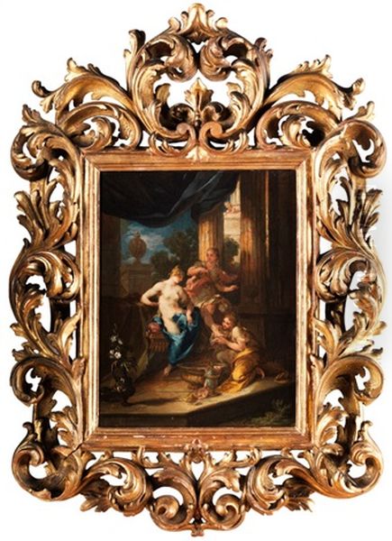 Batseba Im Bade Oil Painting by  Parmigianino (Michele da Parma)