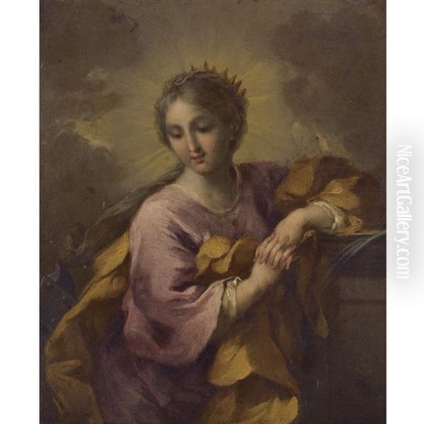 Saint Catherine Oil Painting by  Parmigianino (Michele da Parma)