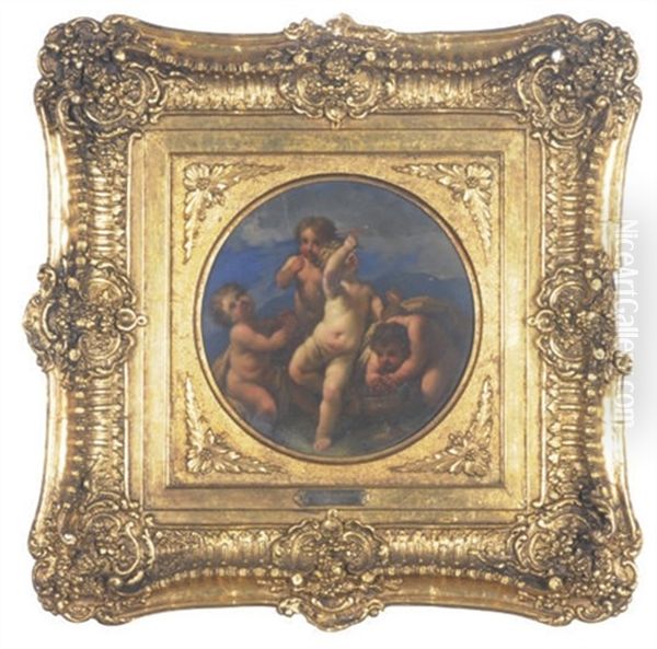 An Allegory Of Earth (+allegory Of Air; 2 Works) Oil Painting by  Parmigianino (Michele da Parma)