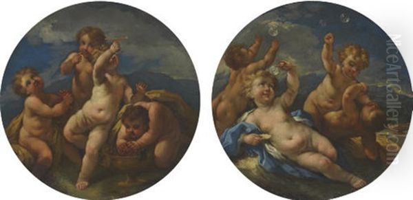 An Allegory Of Earth (+ An Allegory Of Air; Pair) Oil Painting by  Parmigianino (Michele da Parma)