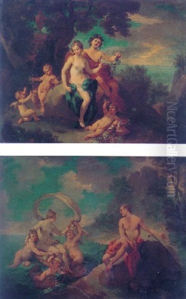 Bacchus And Ariadne Oil Painting by  Parmigianino (Michele da Parma)