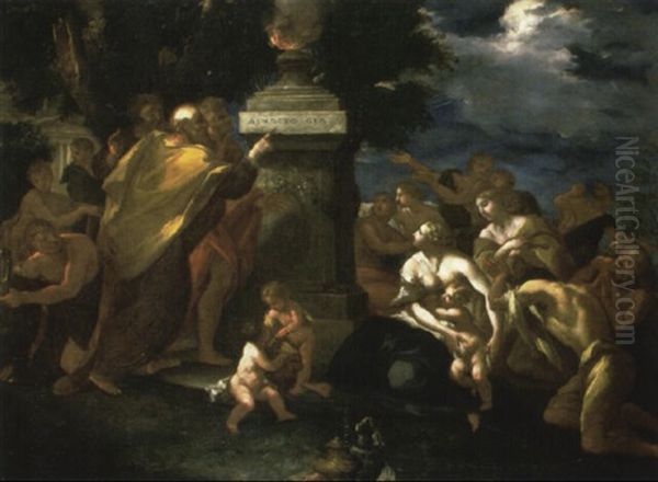 A Pagan Sacrifice Oil Painting by  Parmigianino (Michele da Parma)