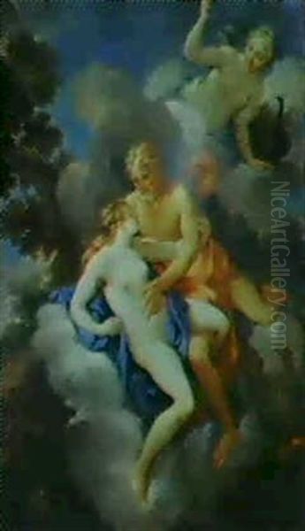 Jupiter And Io Spied On By Juno Oil Painting by  Parmigianino (Michele da Parma)