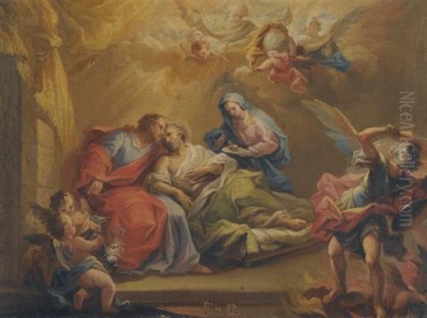 The Death Of St. Joseph by Miguel Parra Abril