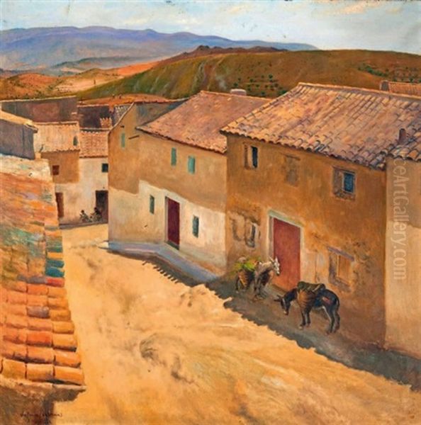 Jalance (valencia) Oil Painting by Abelardo Parrilla