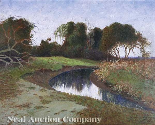 Tide Water Creek, St. Simons Island Oil Painting by Stephen Parrish