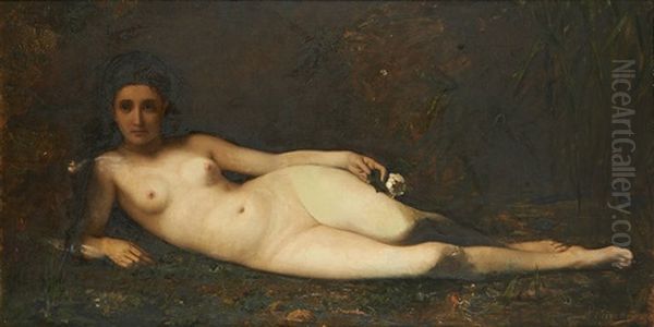 Odalisque Oil Painting by Philippe Parrot