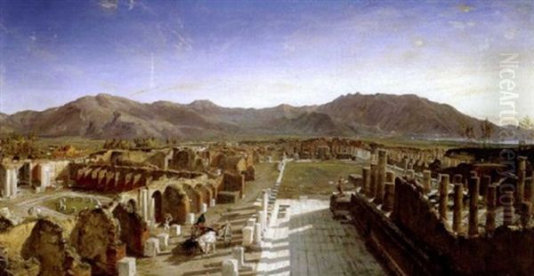 View Of Pompeii by William Parrott