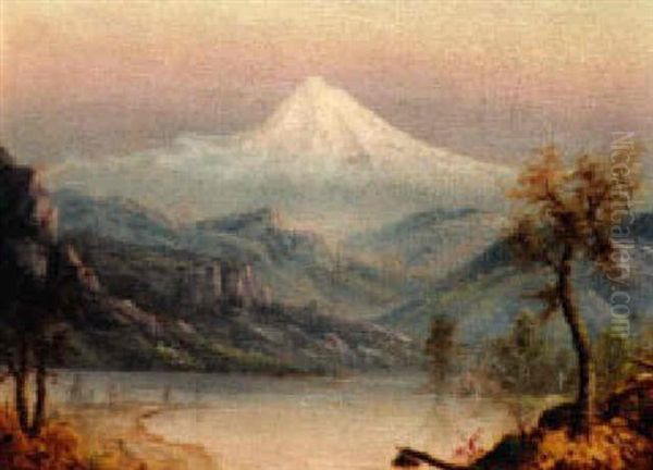 Mt. Hood Oil Painting by William Samuel Parrott