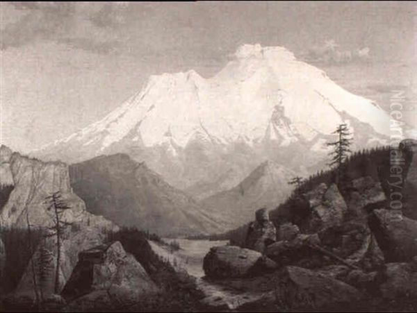 Mt. Shasta, California Oil Painting by William Samuel Parrott