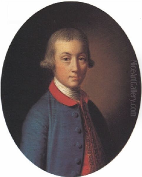 Portrait Of Thomas Puleston Of Emral by William Parry