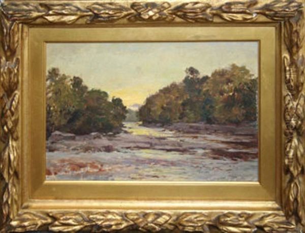 The Meeting Of The Waters Oil Painting by Alfred William Parsons