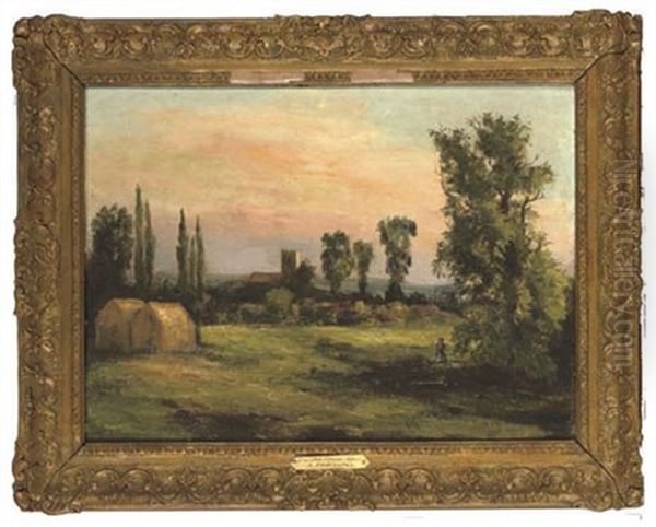 Dunton Green, Kent Oil Painting by Alfred William Parsons