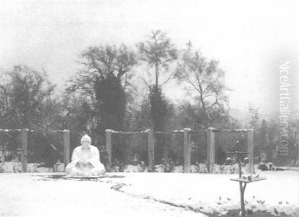 The Winter Buddha Oil Painting by Alfred William Parsons