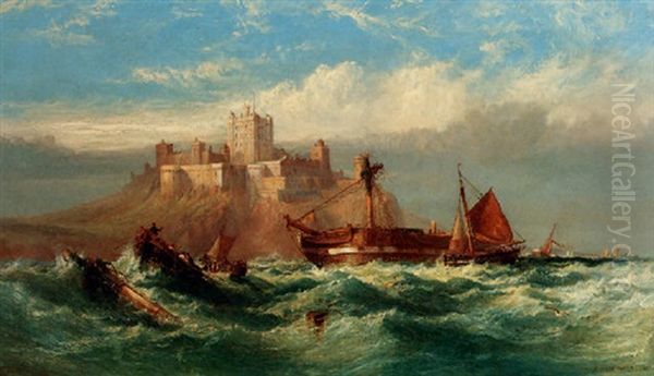 Ravenscraig Castle Oil Painting by Arthur Wilde Parsons