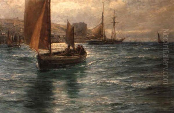 Entrance To Fowey Harbour by Arthur Wilde Parsons