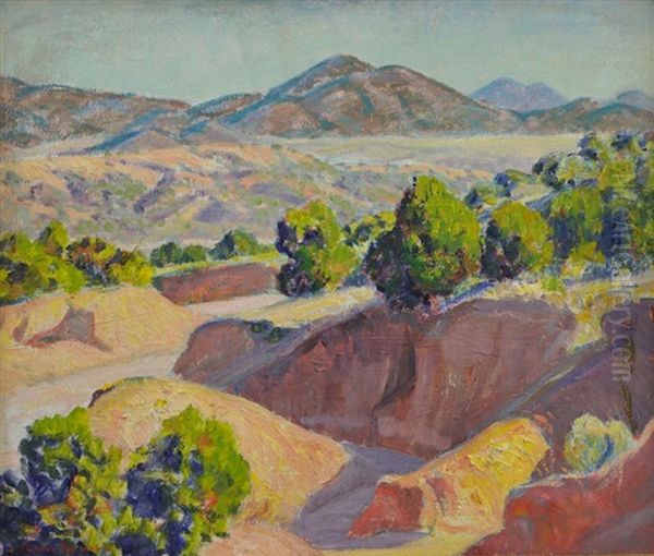 The Arroyo Oil Painting by Sheldon Parsons