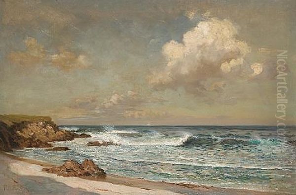 California Coast Oil Painting by Richard Langtry Partington