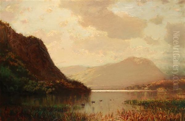 Lake George Oil Painting by Arthur Parton