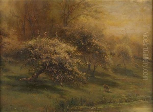 Spring Blossoms Oil Painting by Arthur Parton