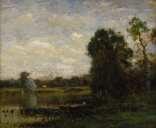 Summer Afternoon Oil Painting by Arthur Parton