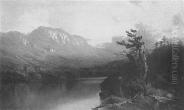 View In The Adirondacks Oil Painting by Arthur Parton