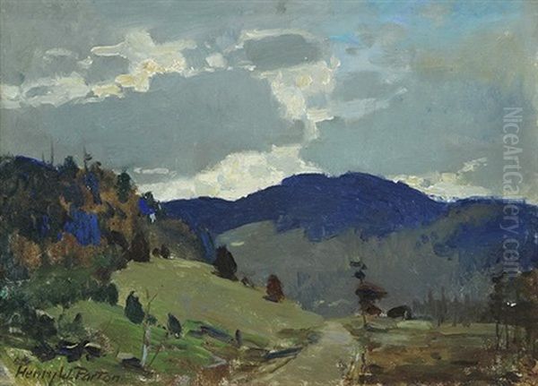 Late Afternoon Oil Painting by Henry Woodbridge Parton