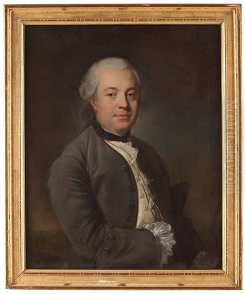 Carl Erik Wadenstierna (1723-1787 Oil Painting by Lorenz Pasch the Younger