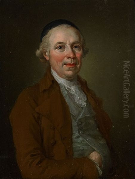 Portratt Av Kammarrad Lars Af Segerstrom (1741-1807) - Midjebild Oil Painting by Lorenz Pasch the Younger