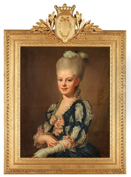 Sigrid Charlotta Wrede Af Elima (1763-1828) Oil Painting by Lorenz Pasch the Younger