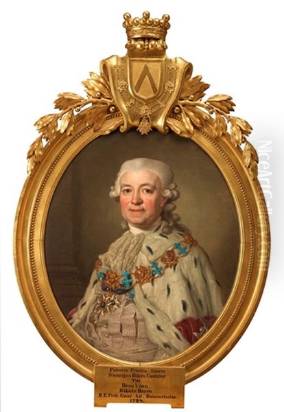 Fredrik Sparre (1731-1803) Oil Painting by Lorenz Pasch the Younger