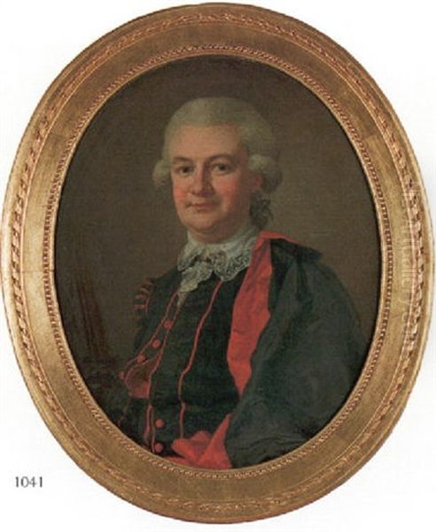 Portratt Av Assessorn Och Ordensbrodern I Par Bricole Karl Jakob Lundstrom Oil Painting by Lorenz Pasch the Younger