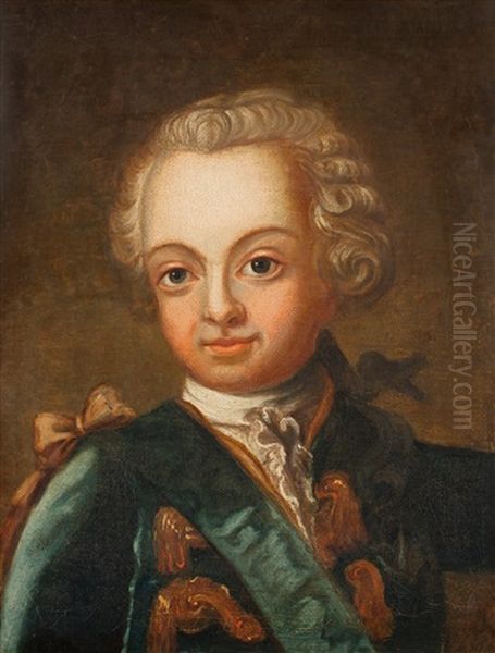 Gustaf Iii (1746-1792) Oil Painting by Ulrika (Ulla Fredrica) Pasch