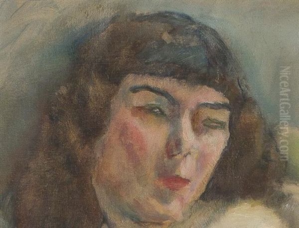 Femme Etendue Oil Painting by Jules Pascin