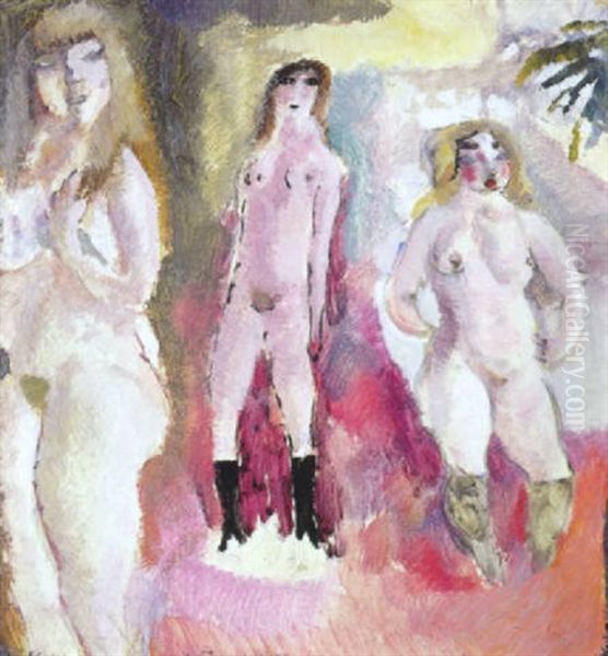 Trois Femmes Nues by Jules Pascin