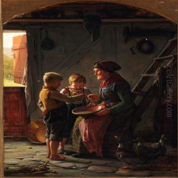 Et Maaltid by Carl Bloch