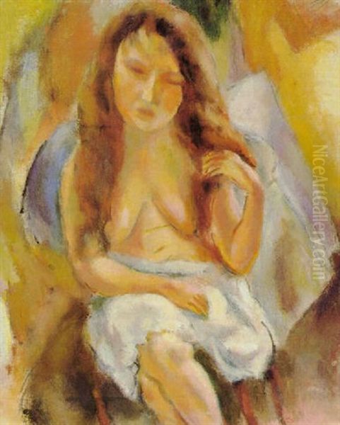 The Irish Girl Oil Painting by Jules Pascin