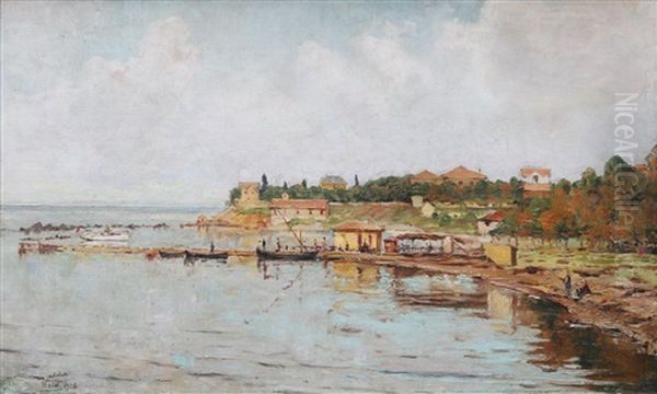 Peyzaj Oil Painting by Halil Pasha