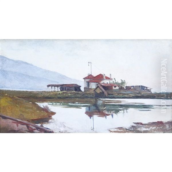 Dalyan Oil Painting by Halil Pasha