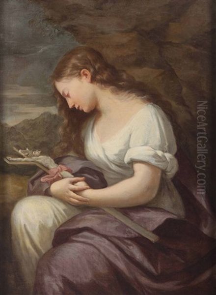 Maria Maddalena Penitente Oil Painting by Lorenzo Pasinelli